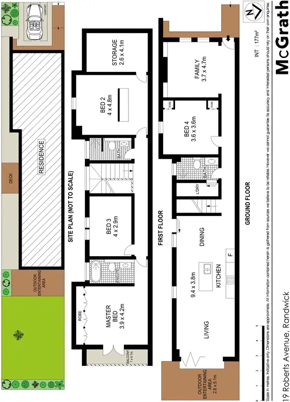 Floorplan of Homely house listing, 19 Roberts Avenue, Randwick NSW 2031