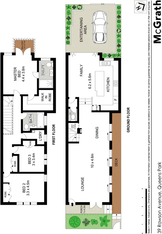 Floorplan of Homely house listing, 39 Rawson Avenue, Queens Park NSW 2022