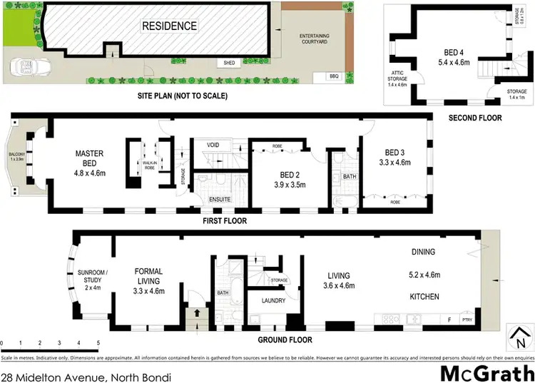 Floorplan of Homely house listing, 28 Midelton Avenue, North Bondi NSW 2026