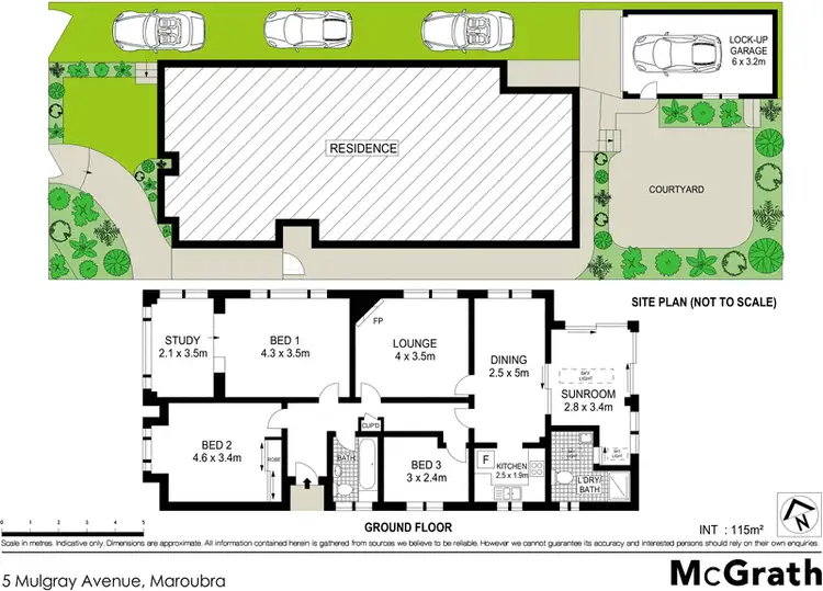 Floorplan of Homely house listing, 5 Mulgray Avenue, Maroubra NSW 2035