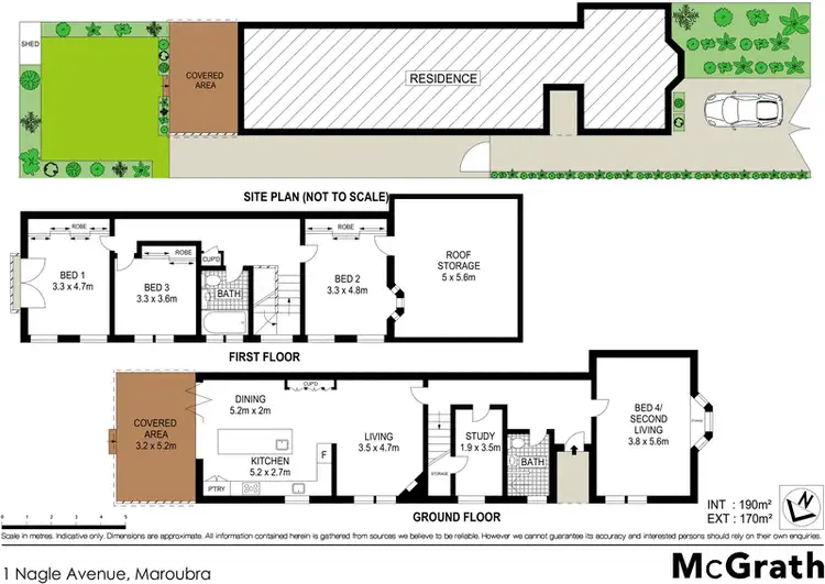Floorplan of Homely house listing, 1 Nagle Avenue, Maroubra NSW 2035
