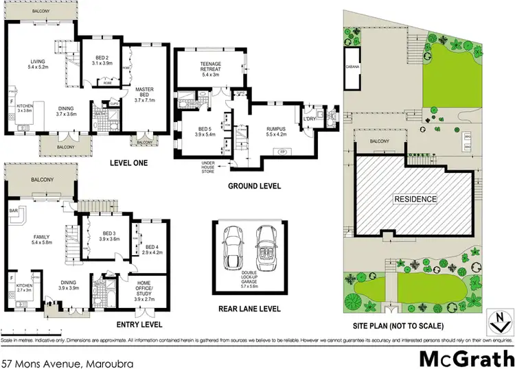 Floorplan of Homely house listing, 57 Mons Avenue, Maroubra NSW 2035