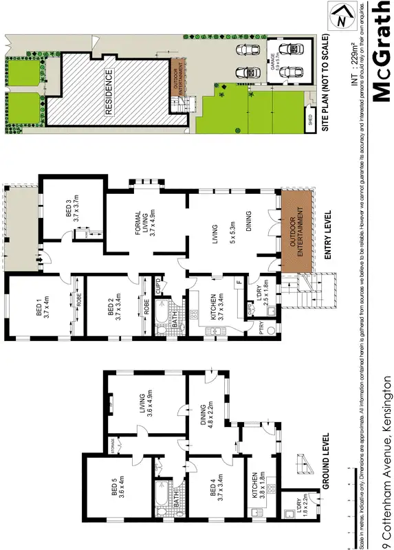 Floorplan of Homely house listing, 9 Cottenham Avenue, Kensington NSW 2033