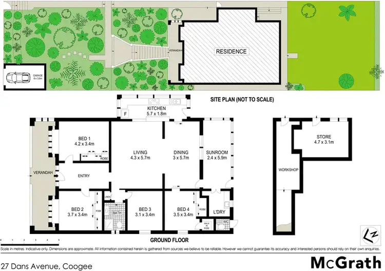 Floorplan of Homely house listing, 27 Dans Avenue, Coogee NSW 2034