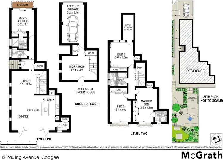 Floorplan of Homely house listing, 32 Pauling Avenue, Coogee NSW 2034