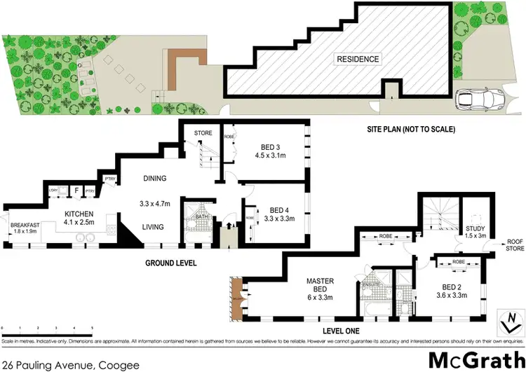 Floorplan of Homely house listing, 26 Pauling Avenue, Coogee NSW 2034