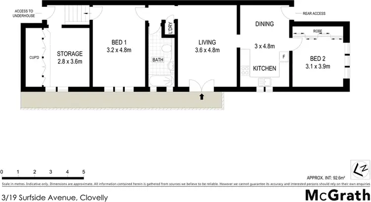 Floorplan of Homely apartment listing, 3/19 Surfside Avenue, Clovelly NSW 2031
