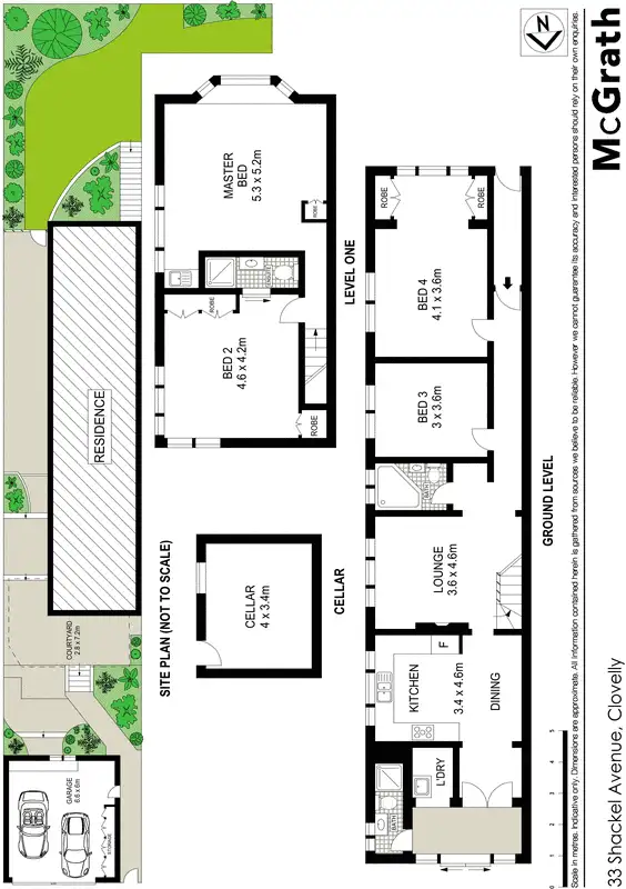 Floorplan of Homely house listing, 33 Shackel Avenue, Clovelly NSW 2031