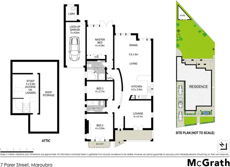 Floorplan of Homely house listing, 7 Parer Street, Maroubra NSW 2035