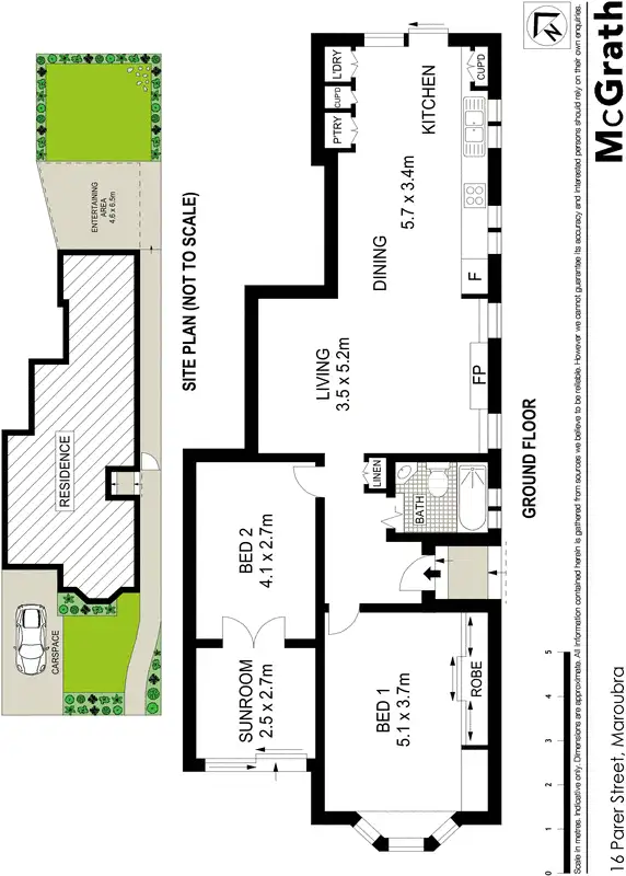 Floorplan of Homely house listing, 16 Parer Street, Maroubra NSW 2035