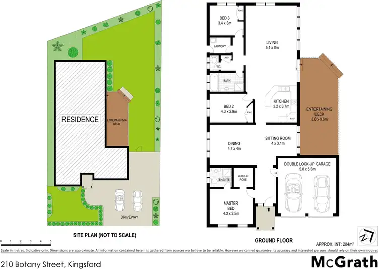 Floorplan of Homely house listing, 210 Botany Street, Kingsford NSW 2032
