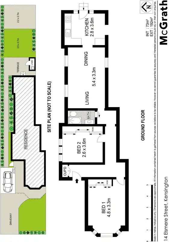 Floorplan of Homely house listing, 14 Elsmere Street, Kensington NSW 2033