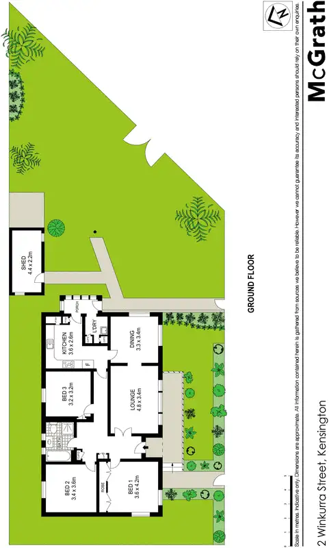 Floorplan of Homely house listing, 2 Winkurra Street, Kensington NSW 2033