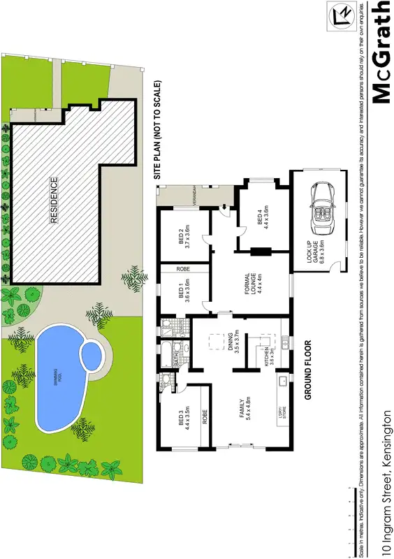 Floorplan of Homely house listing, 10 Ingram Street, Kensington NSW 2033
