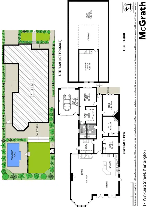 Floorplan of Homely house listing, 17 Winkurra Street, Kensington NSW 2033