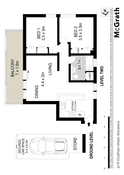Floorplan of Homely apartment listing, 6/19 Chatham Street, Randwick NSW 2031