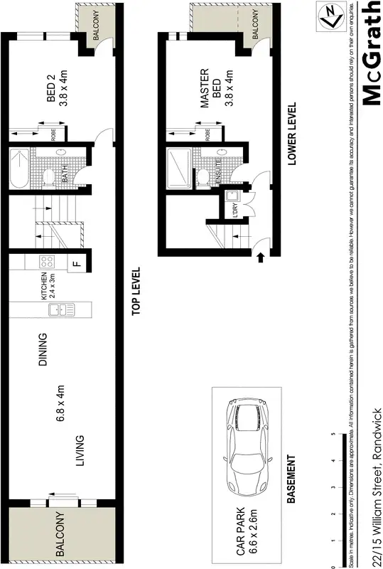 Floorplan of Homely apartment listing, 22/15 William Street, Randwick NSW 2031