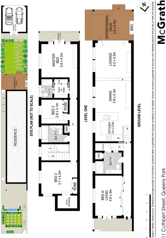 Floorplan of Homely house listing, 11 Cuthbert Street, Queens Park NSW 2022