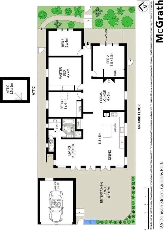 Floorplan of Homely house listing, 165 Denison Street, Queens Park NSW 2022