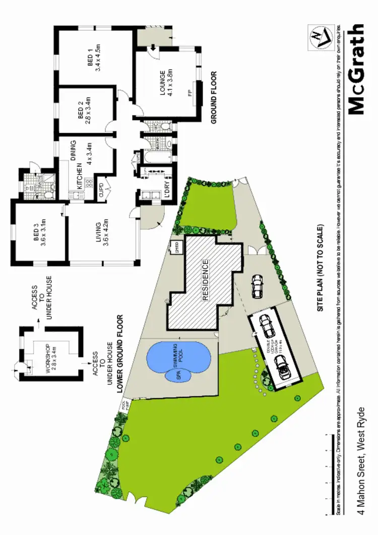 Floorplan of Homely house listing, 4 Mahon Street, West Ryde NSW 2114