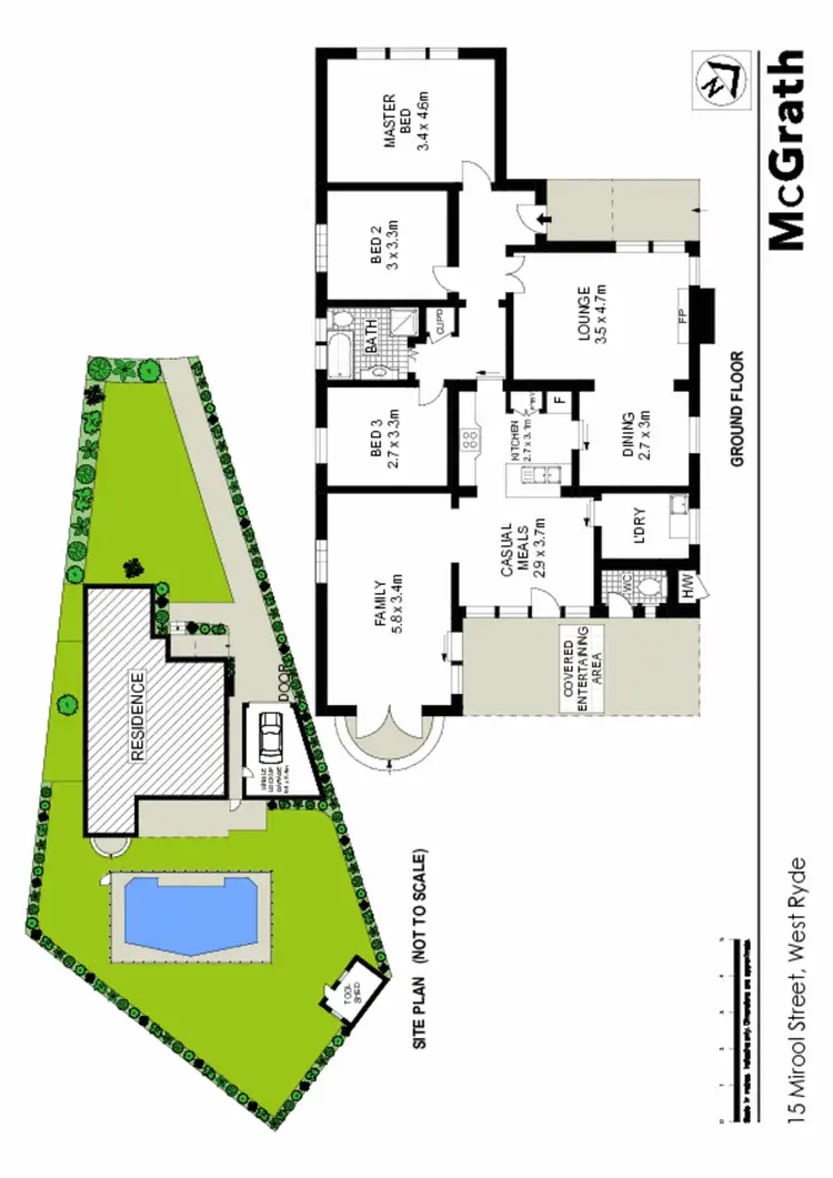 Floorplan of Homely house listing, 15 Mirool Street, West Ryde NSW 2114