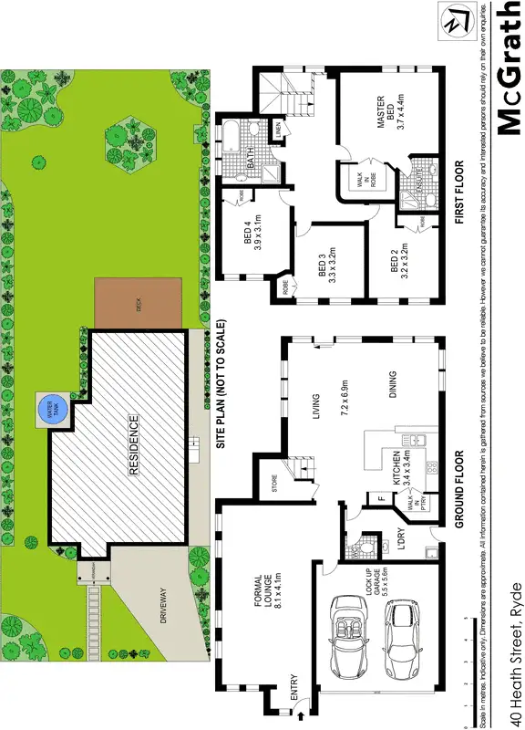 Floorplan of Homely house listing, 40 Heath Street, Ryde NSW 2112