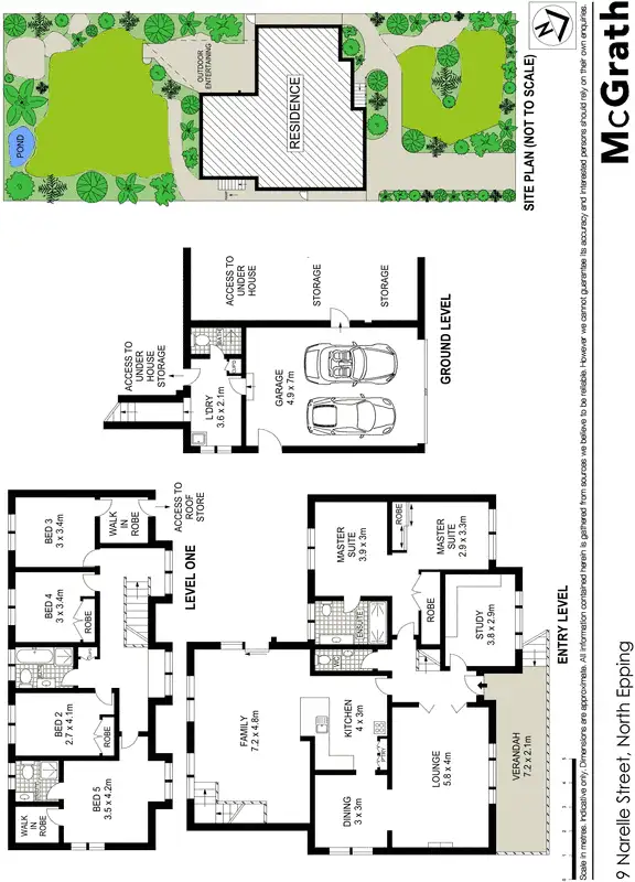 Floorplan of Homely house listing, 9 Narelle Street, North Epping NSW 2121