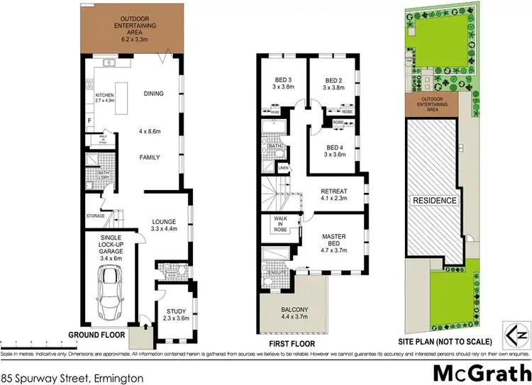 Floorplan of Homely house listing, 85 Spurway Street, Ermington NSW 2115