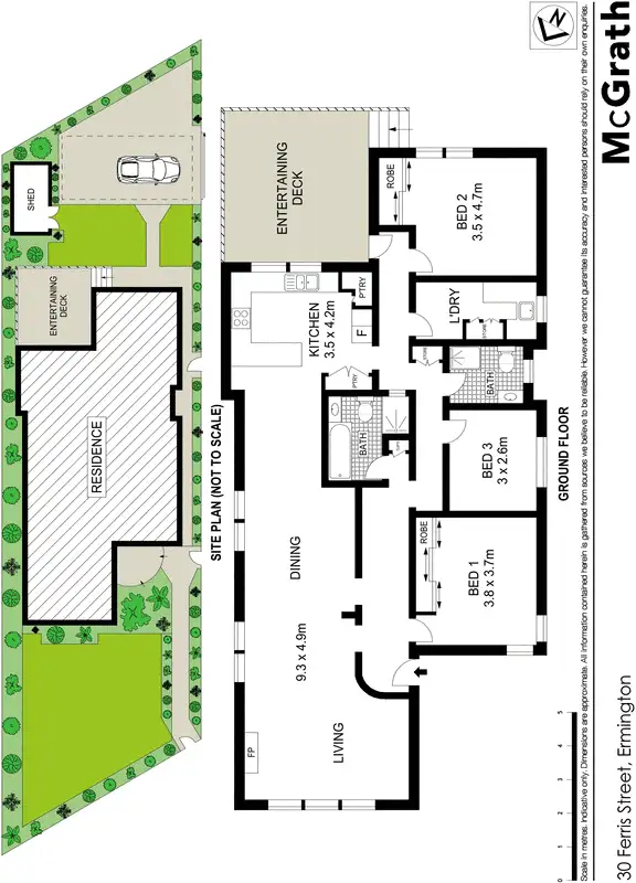 Floorplan of Homely house listing, 30 Ferris Street, Ermington NSW 2115