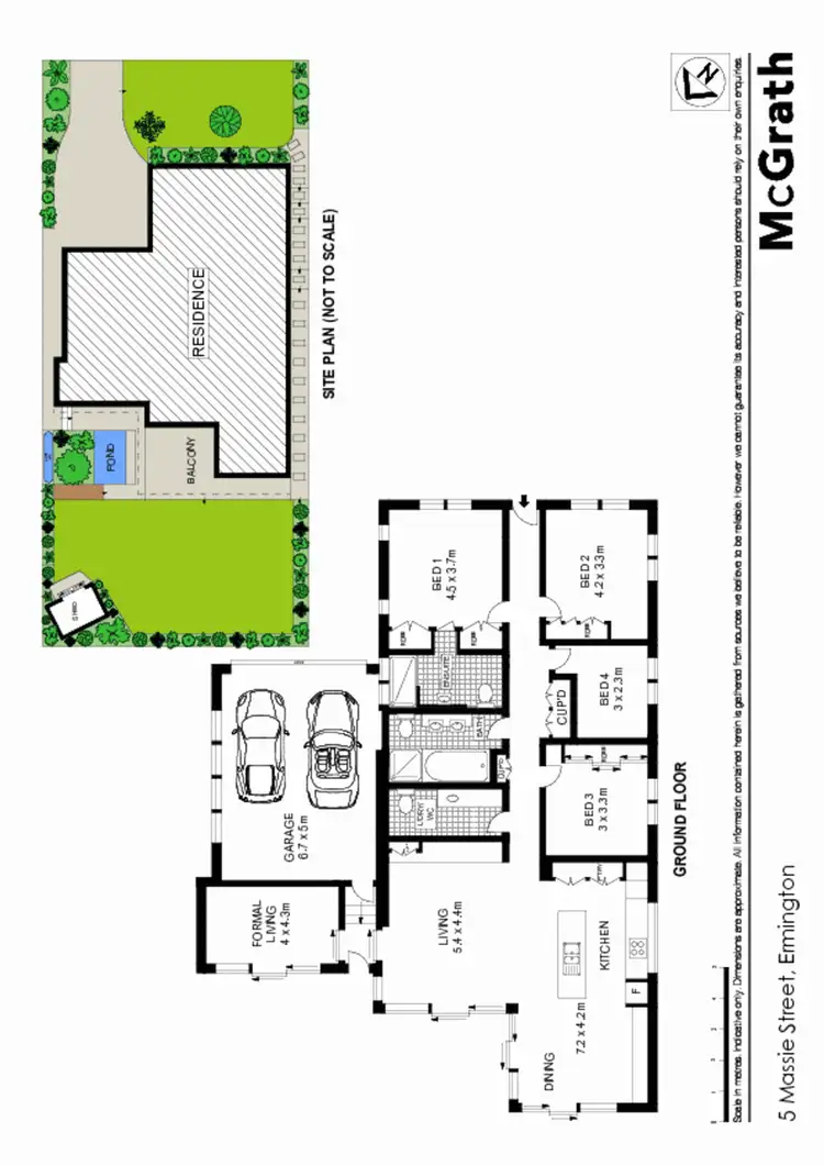 Floorplan of Homely house listing, 5 Massie Street, Ermington NSW 2115