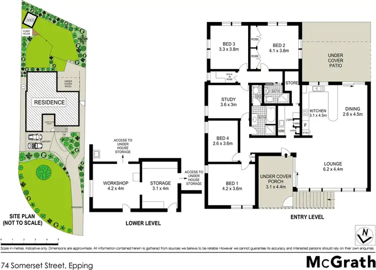 Floorplan of Homely house listing, 74 Somerset Street, Epping NSW 2121