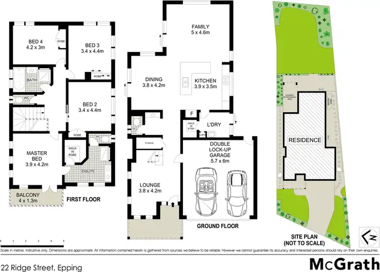 Floorplan of Homely house listing, 22 Ridge Street, Epping NSW 2121