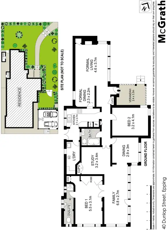 Floorplan of Homely house listing, 40 Dunlop Street, Epping NSW 2121