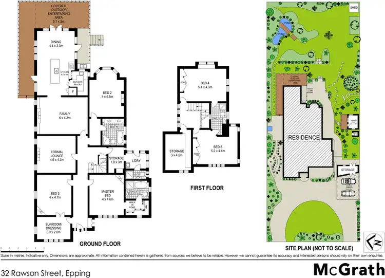 Floorplan of Homely house listing, 32 Rawson Street, Epping NSW 2121