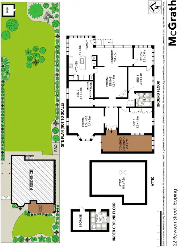 Floorplan of Homely house listing, 22 Rawson Street, Epping NSW 2121