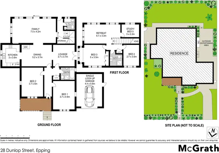 Floorplan of Homely house listing, 28 Dunlop Street, Epping NSW 2121