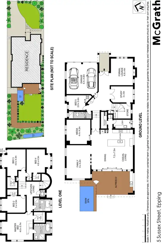 Floorplan of Homely house listing, 5 Sussex Street, Epping NSW 2121