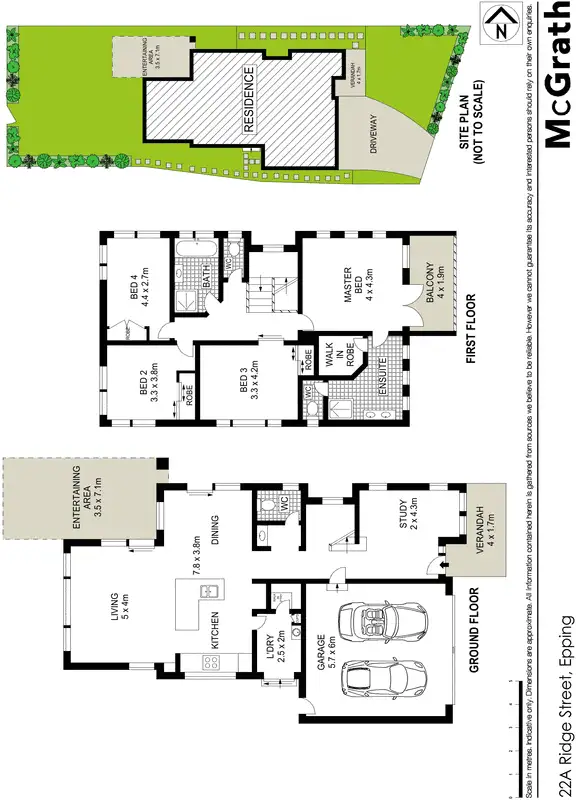 Floorplan of Homely house listing, 22A Ridge Street, Epping NSW 2121