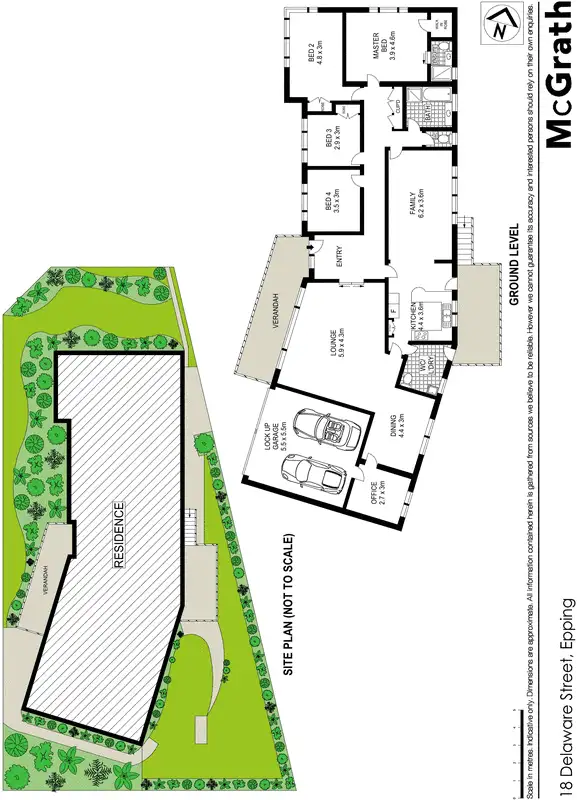Floorplan of Homely house listing, 18 Delaware Street, Epping NSW 2121
