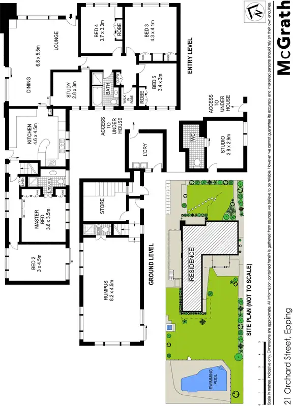 Floorplan of Homely house listing, 21 Orchard Street, Epping NSW 2121