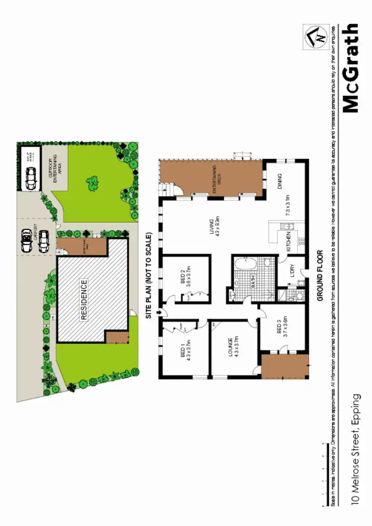 Floorplan of Homely house listing, 10 Melrose Street, Epping NSW 2121