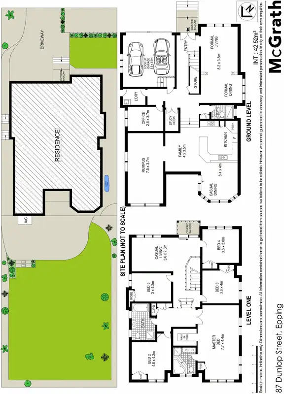 Floorplan of Homely house listing, 87 Dunlop Street, Epping NSW 2121