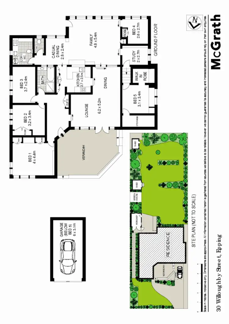 Floorplan of Homely house listing, 30 Willoughby Street, Epping NSW 2121