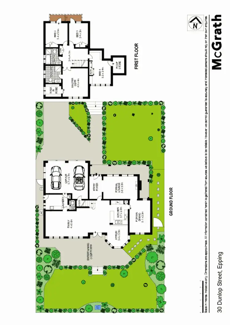 Floorplan of Homely house listing, 30 Dunlop Street, Epping NSW 2121