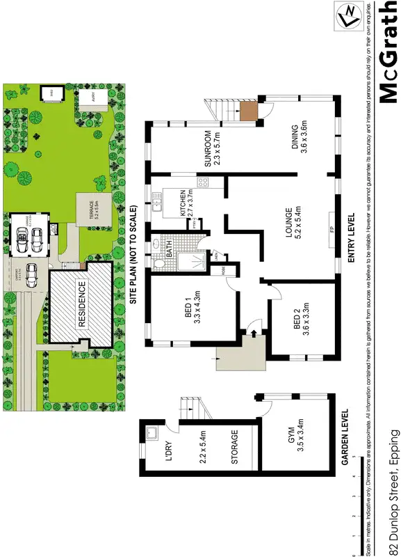 Floorplan of Homely house listing, 82 Dunlop Street, Epping NSW 2121