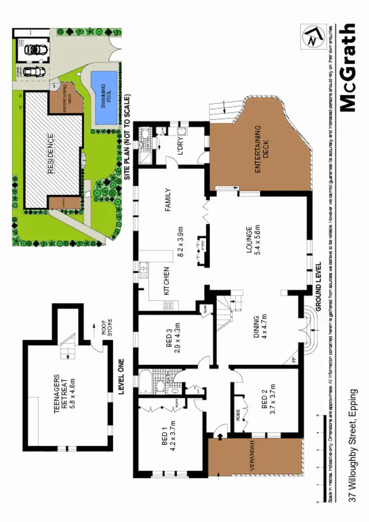 Floorplan of Homely house listing, 37 Willoughby Street, Epping NSW 2121
