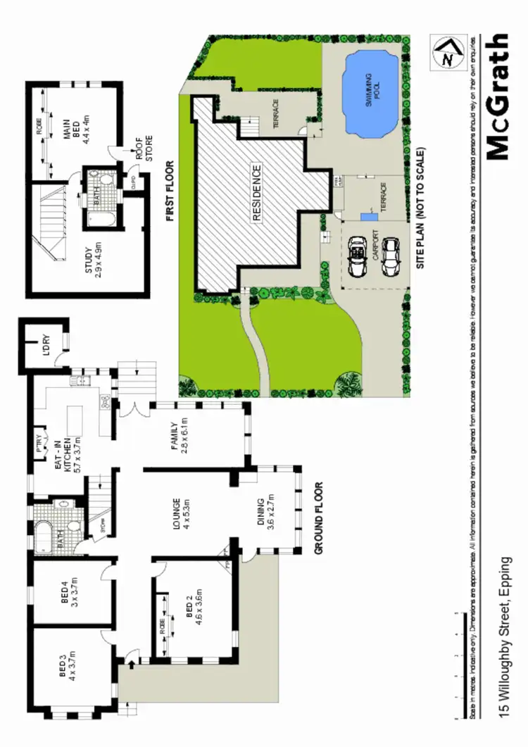 Floorplan of Homely house listing, 15 Willoughby Street, Epping NSW 2121
