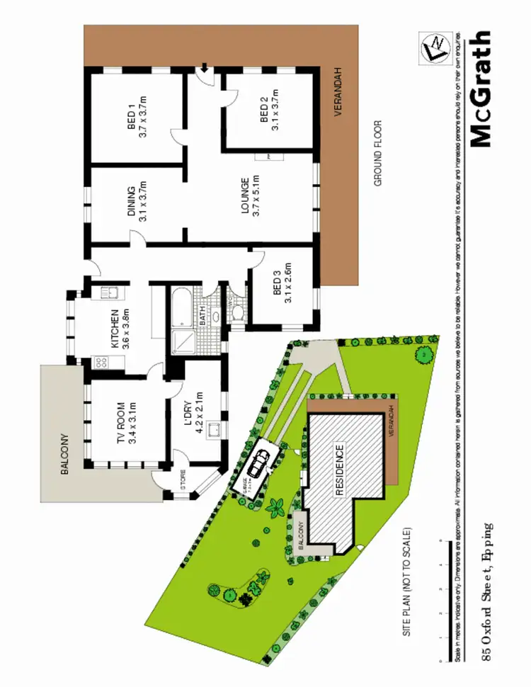 Floorplan of Homely house listing, 85 Oxford Street, Epping NSW 2121