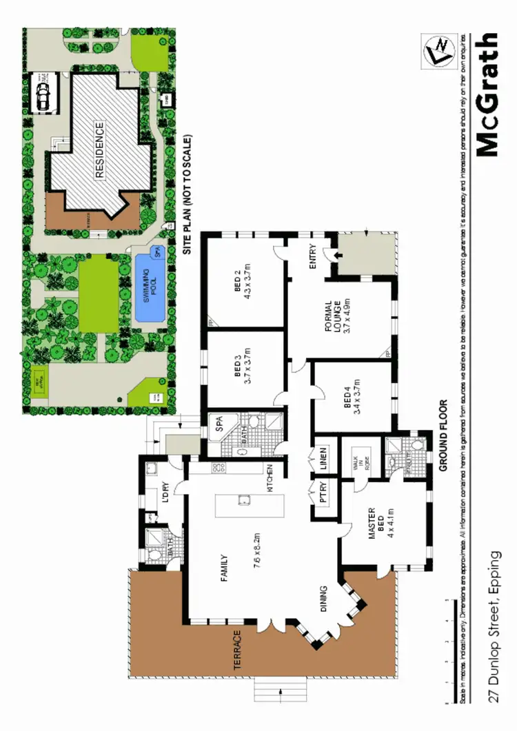 Floorplan of Homely house listing, 27 Dunlop Street, Epping NSW 2121
