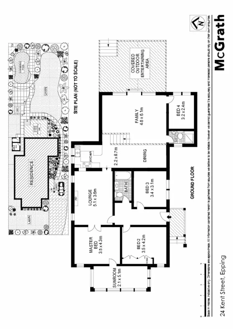Floorplan of Homely house listing, 24 Kent Street, Epping NSW 2121